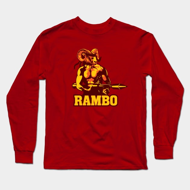 Rambo Long Sleeve T-Shirt by Woah_Jonny